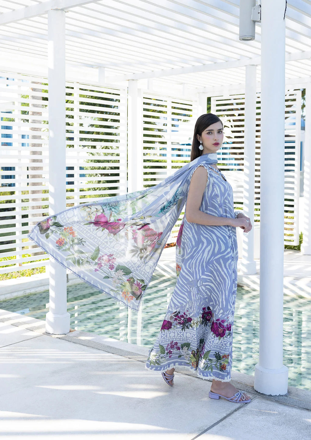 EPN-3B SEIRA | Elaf | Santorini Prints Lawn Unstitched Collection 2026