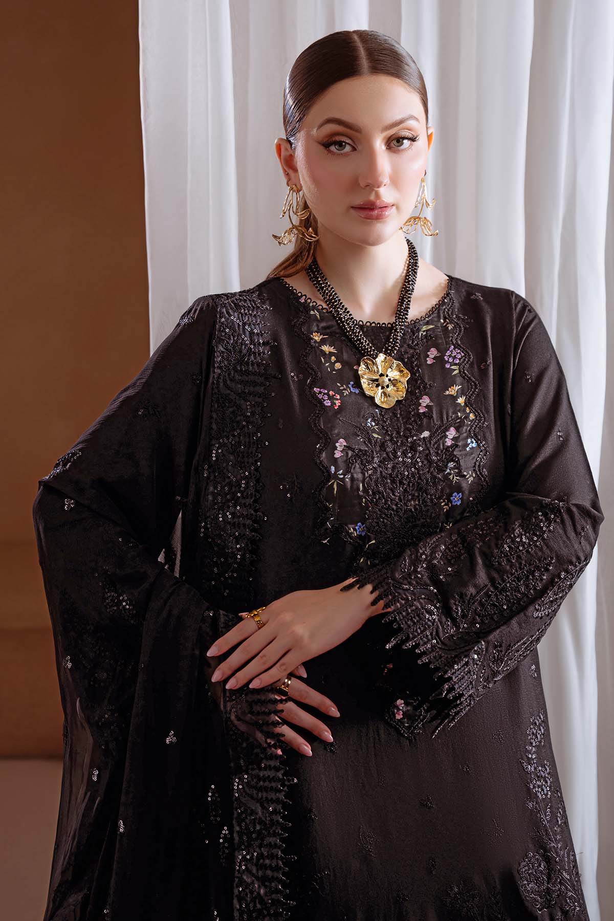 NE-174 | Nureh | Unstitched Karandi Collection 2025