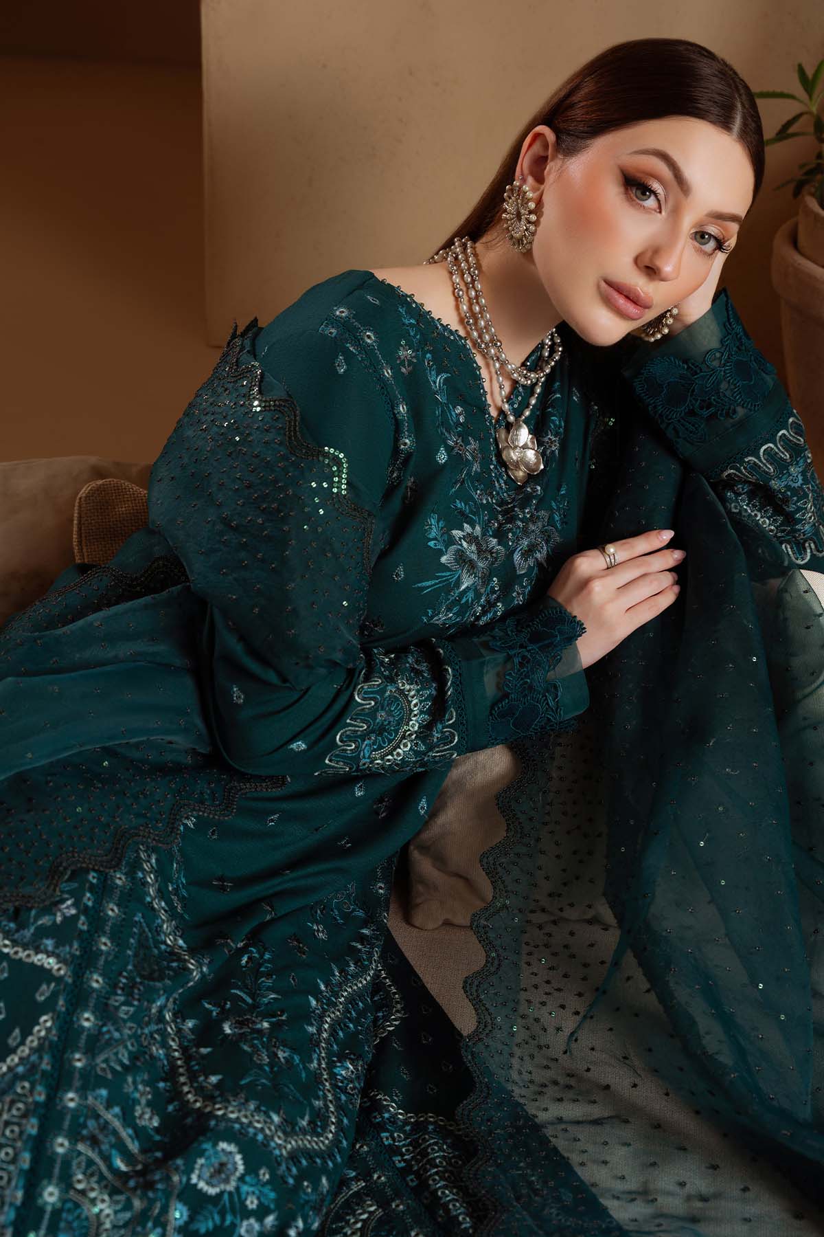NE-169 | Nureh | Unstitched Karandi Collection 2025