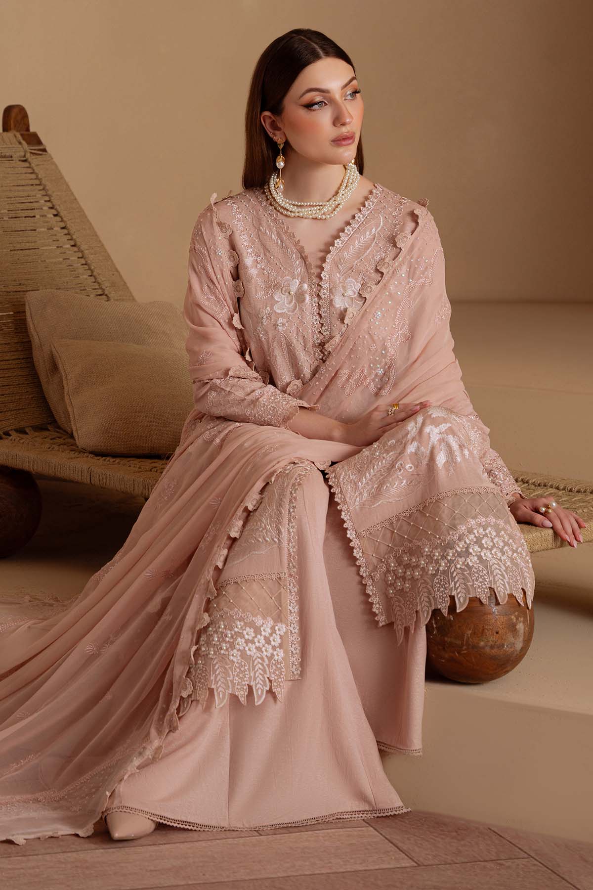 NE-172 | Nureh | Unstitched Karandi Collection 2025