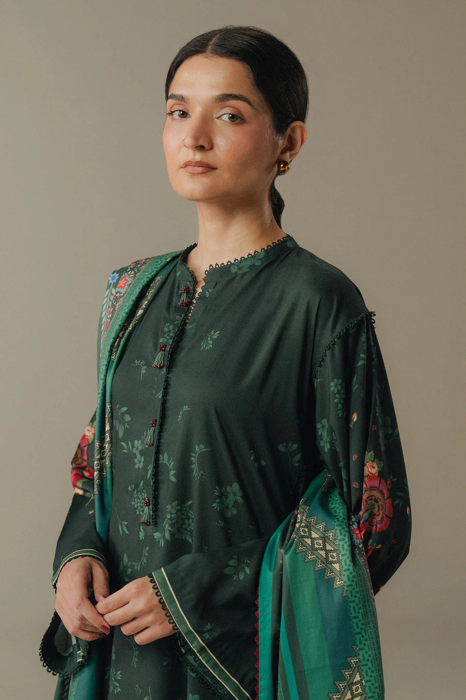 WILD FERN-2A | Coco Prints Winter Collection 2025