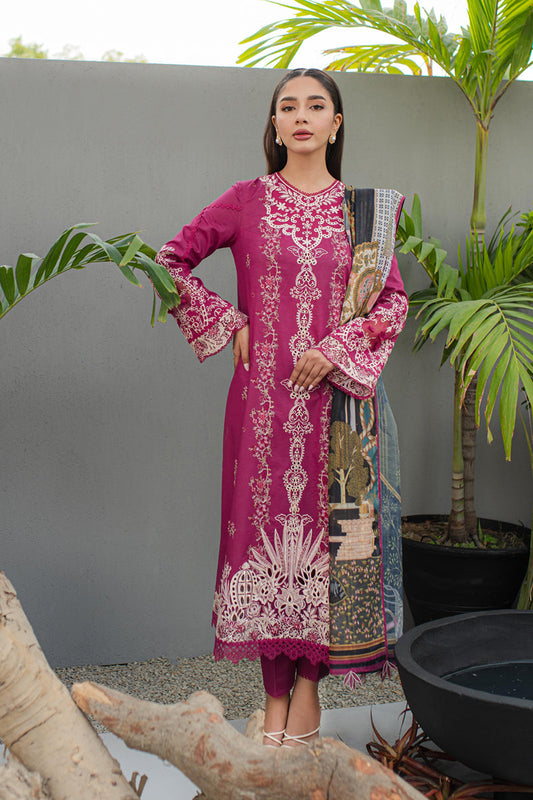 JK-16 SERAPHINA | Qalamkar | Qline Lawn Collection 2024