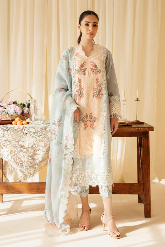 SQ-15 NEYLAN | Qalamkar | Qlinekari Lawn Collection 2024