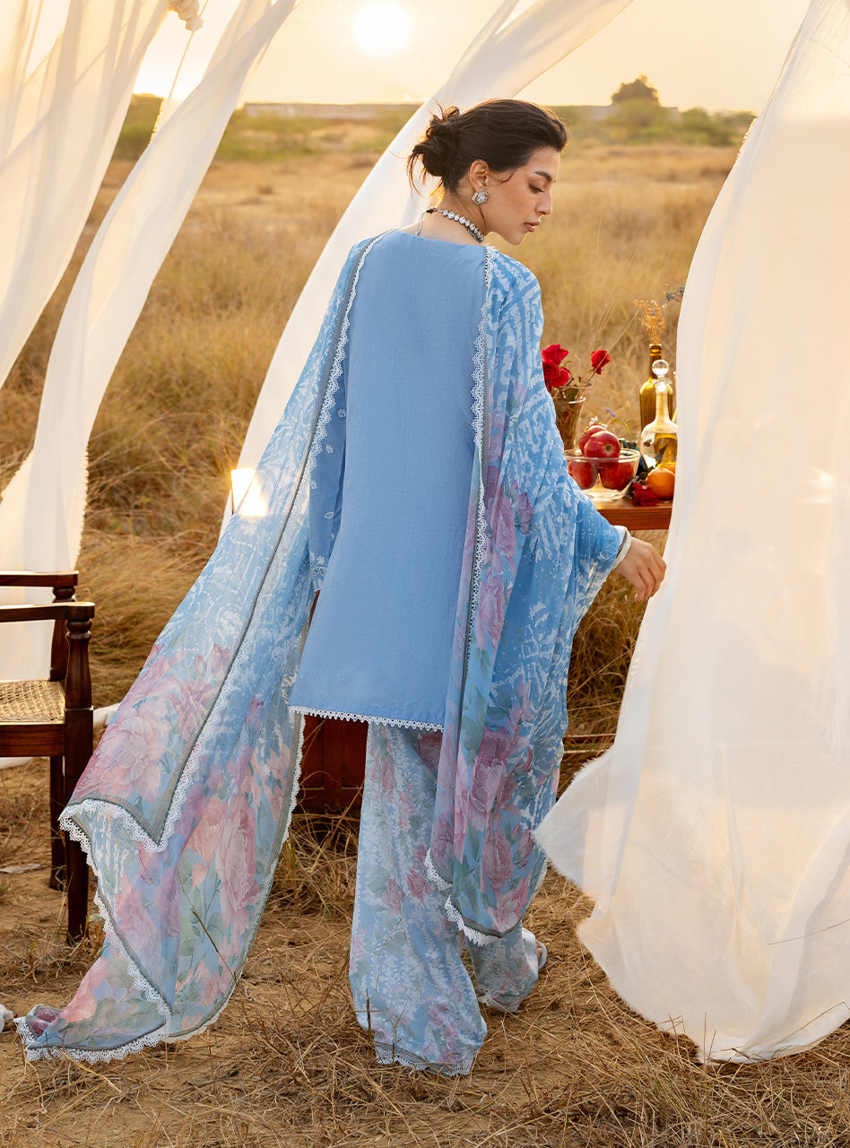Azule 05 | Zainab Chottani | Spring Summer Lawn Collection 2026