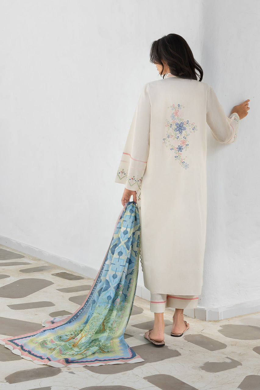 Vinny (A) | Sana Maskatiya | Luxury Lawn Collection Unstitched 2026