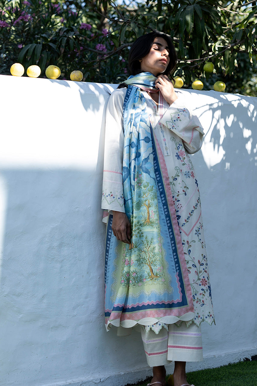 Vinny (A) | Sana Maskatiya | Luxury Lawn Collection Unstitched 2026