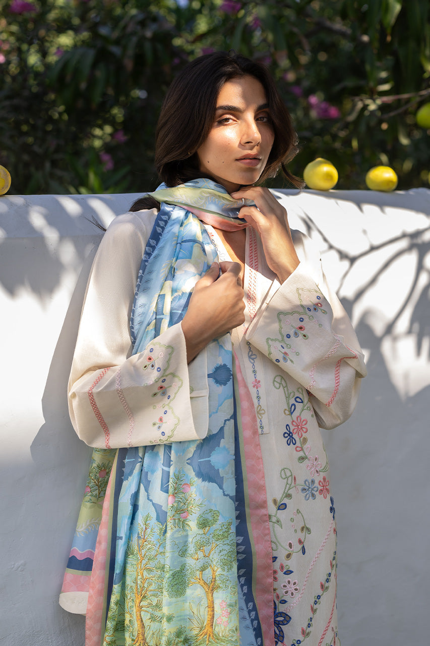 Vinny (A) | Sana Maskatiya | Luxury Lawn Collection Unstitched 2026