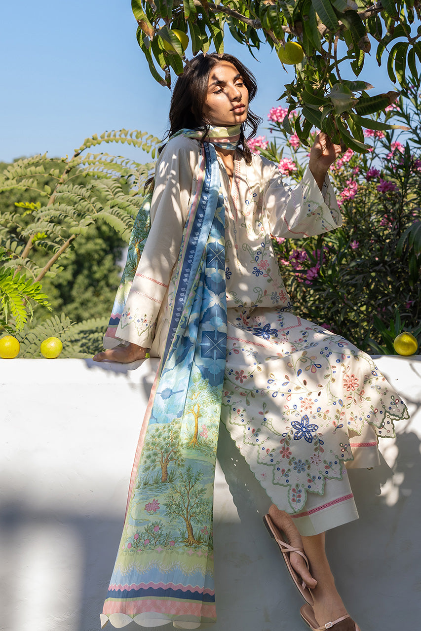 Vinny (A) | Sana Maskatiya | Luxury Lawn Collection Unstitched 2026