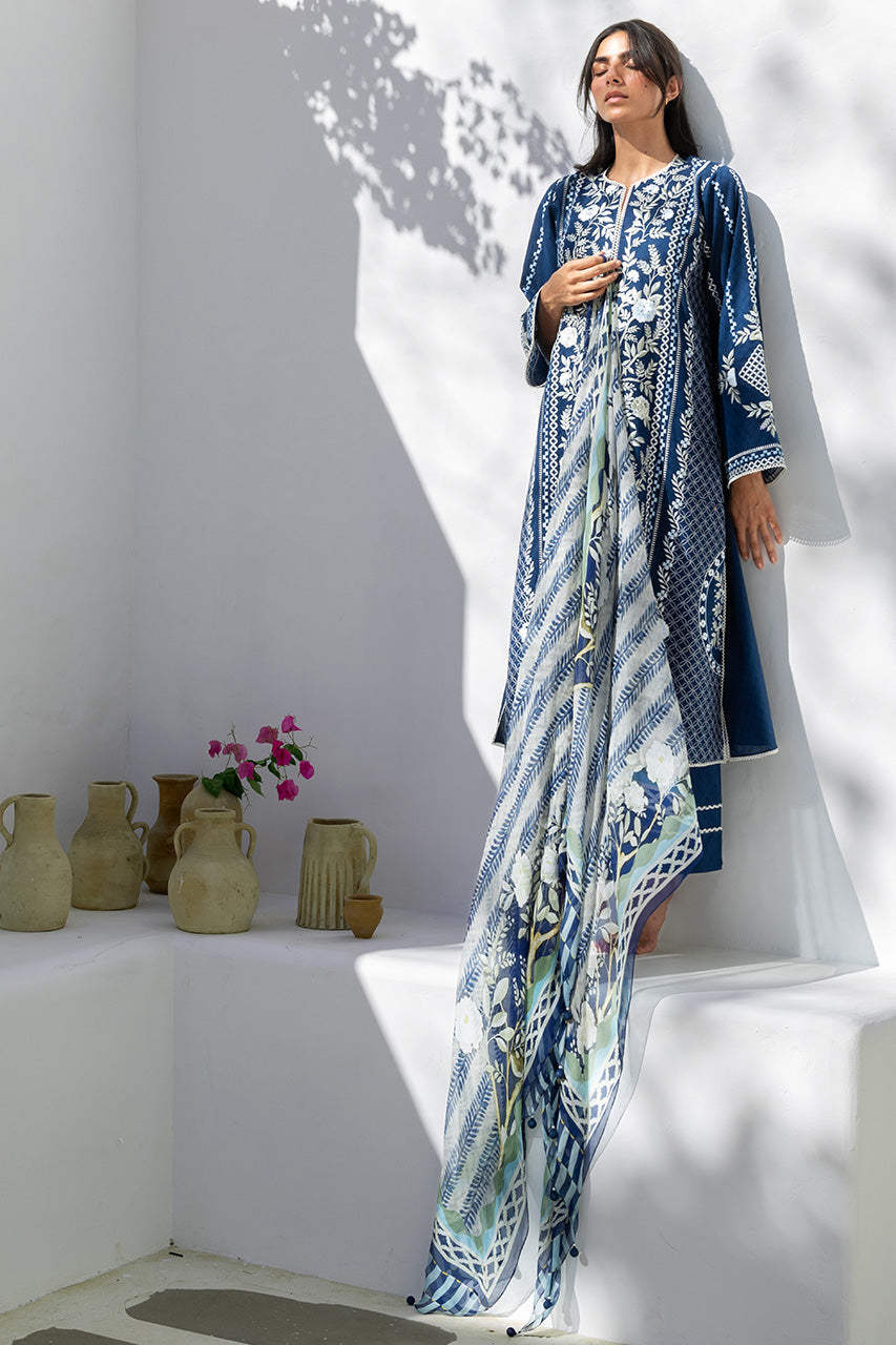 Mina (A) | Sana Maskatiya | Luxury Lawn Collection Unstitched 2026
