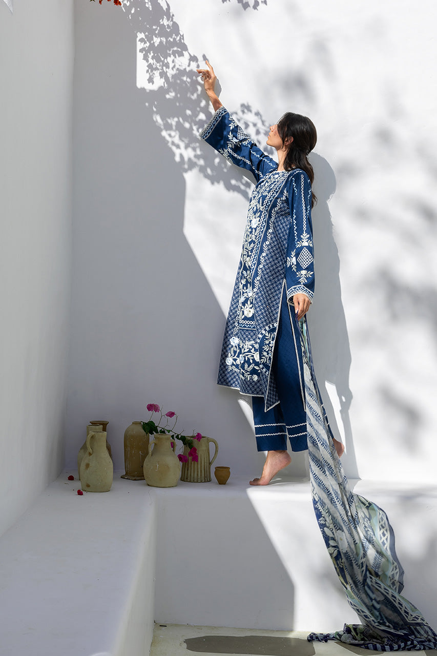Mina (A) | Sana Maskatiya | Luxury Lawn Collection Unstitched 2026