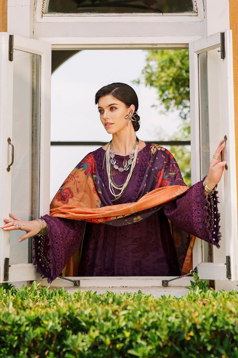 SL12-D04 | Baroque | Embroidered Swiss Lawn 2024