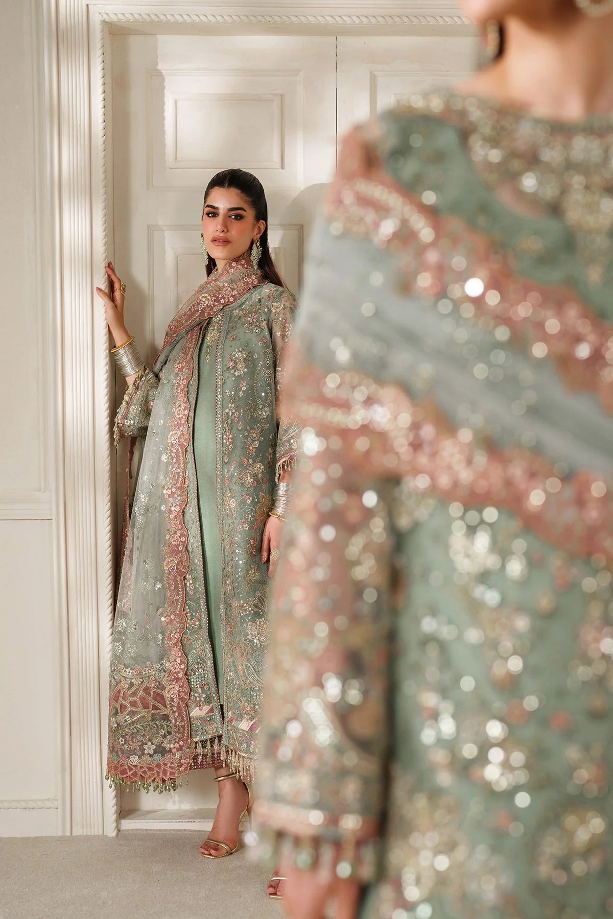 CH14-06 | Baroque Chantelle Unstitched Collection 2025