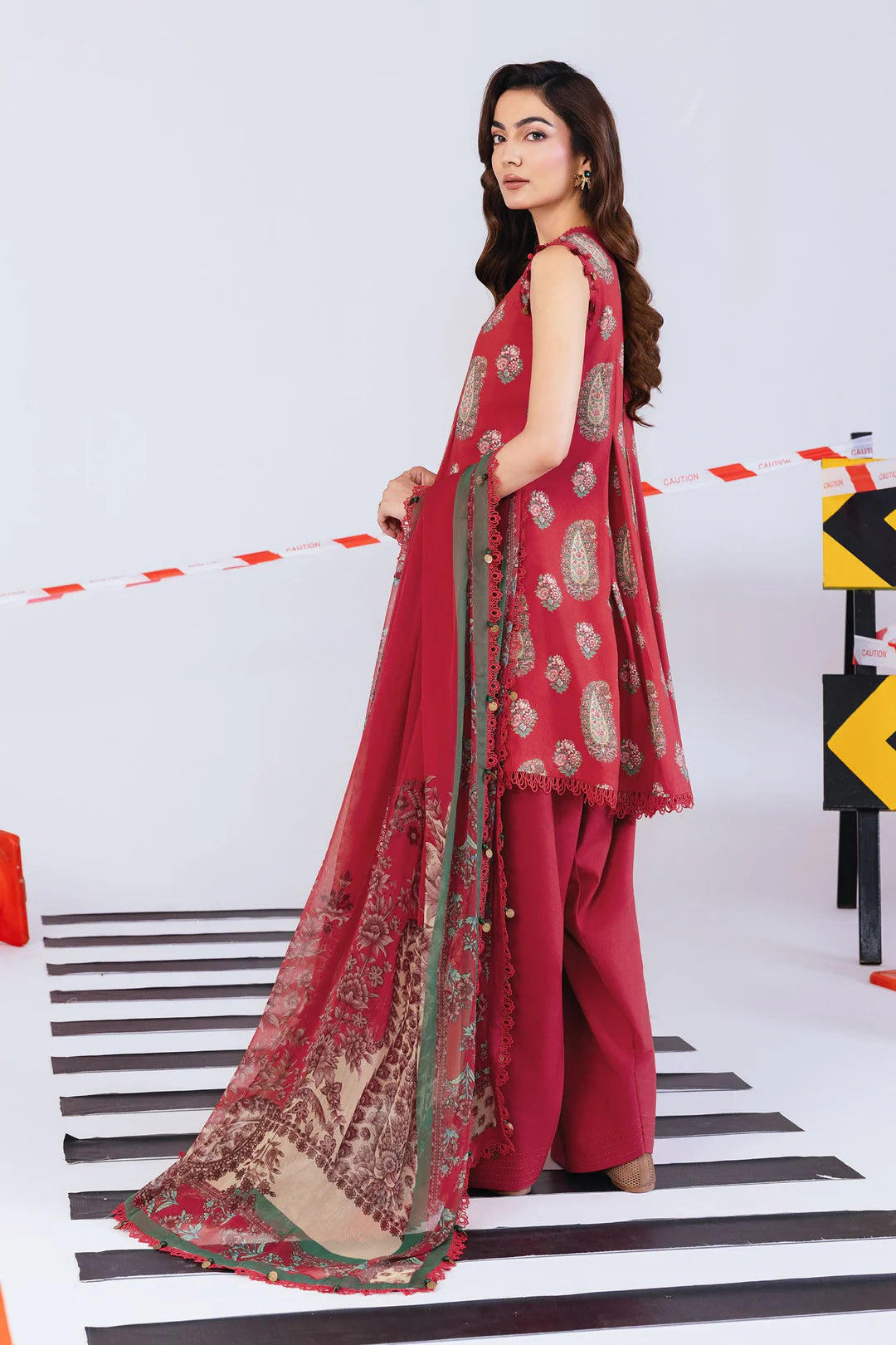 MB-CUS25-11010A | M Basic By Maria B Winter Unstitched Collection 2025