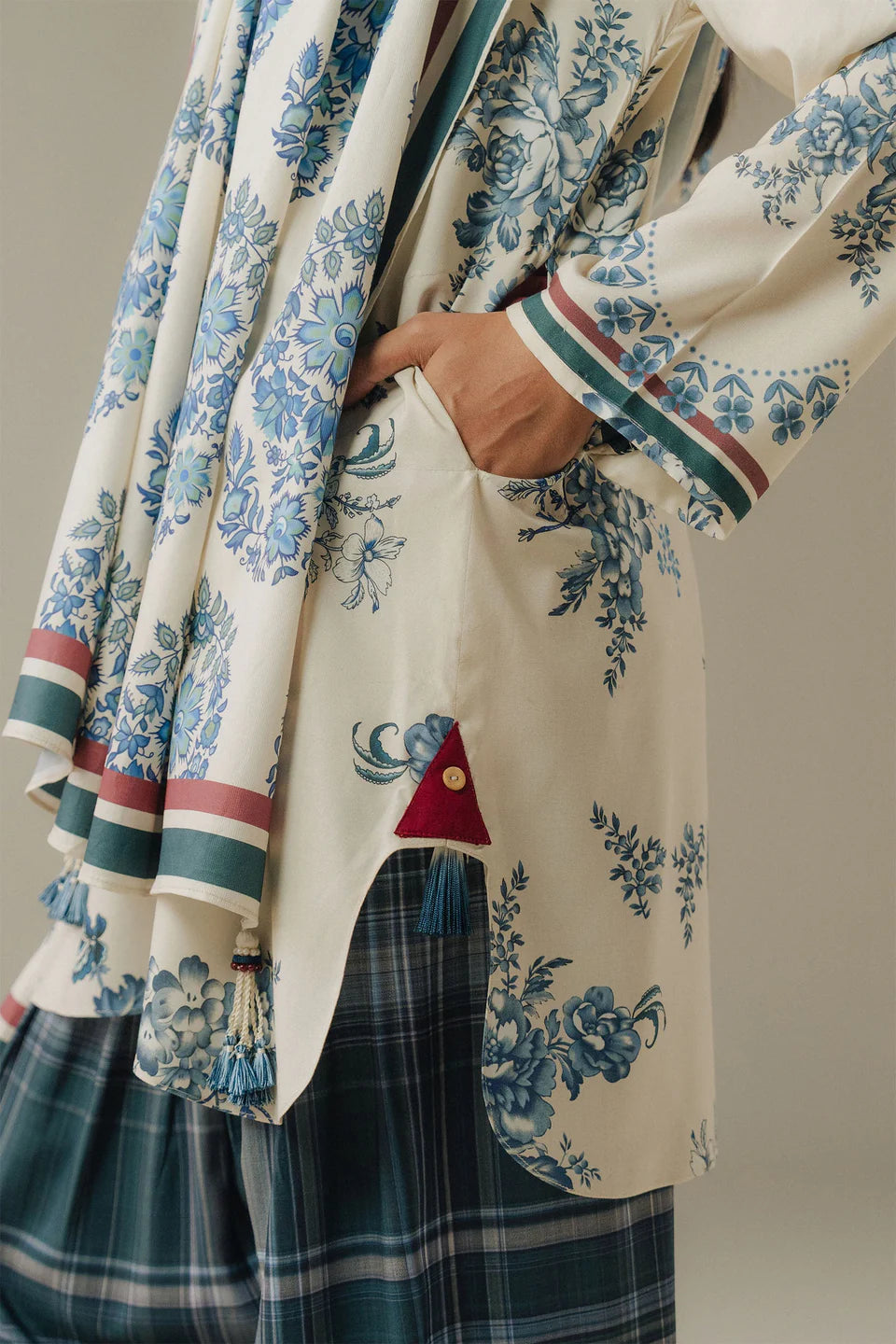 HUSHED EMBER - 6A | Coco Prints Winter Collection 2025