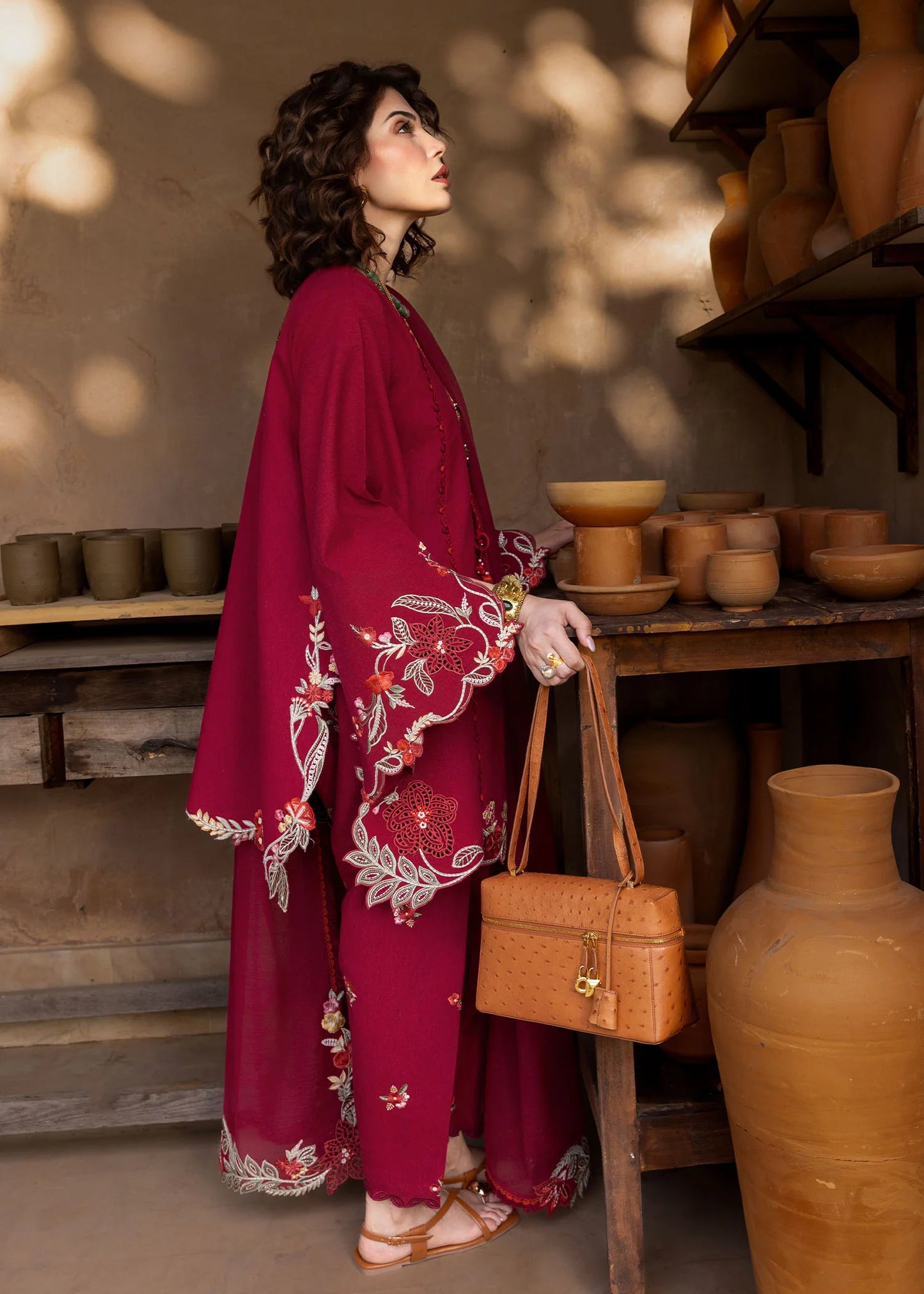 Nina Nakhray | Crimson Mitti Winter Pret Collection 2025