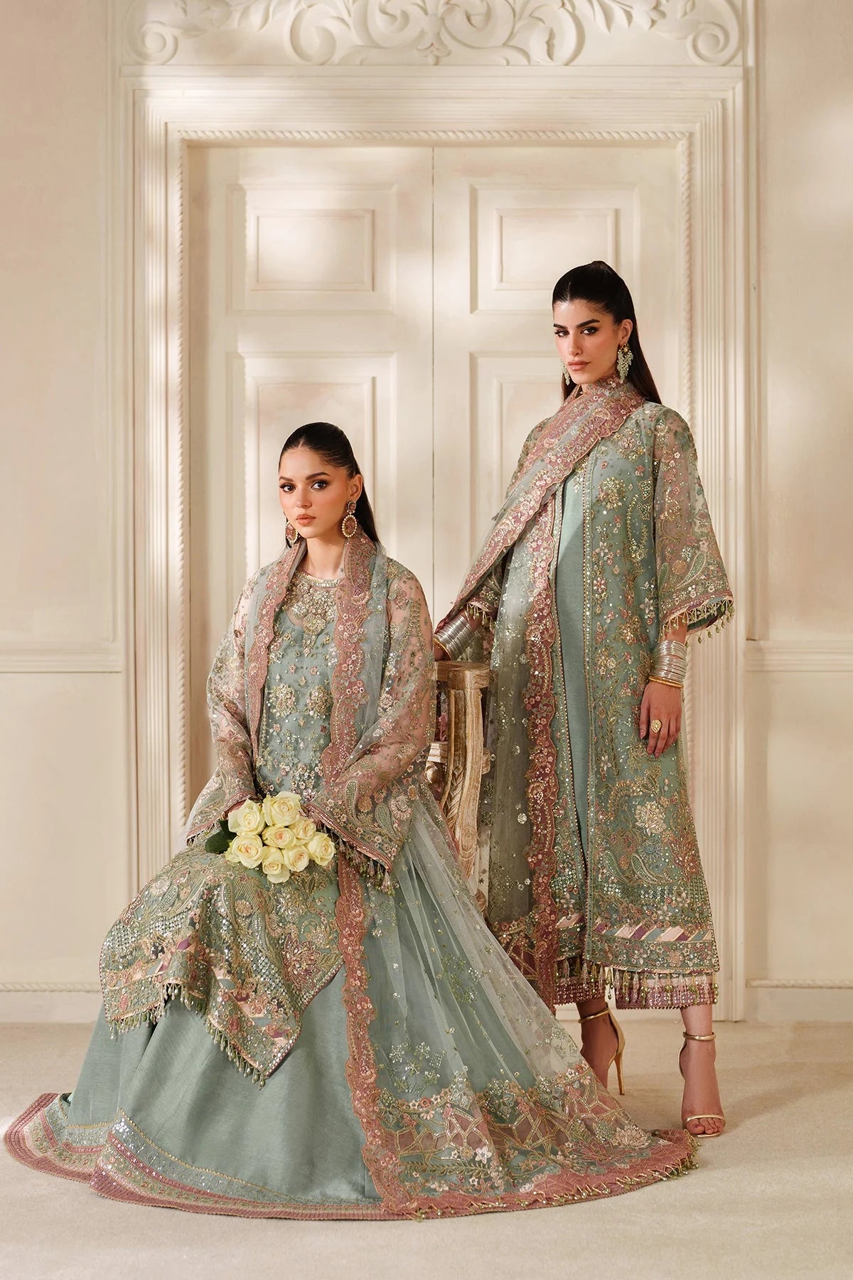 CH14-06 | Baroque Chantelle Unstitched Collection 2025