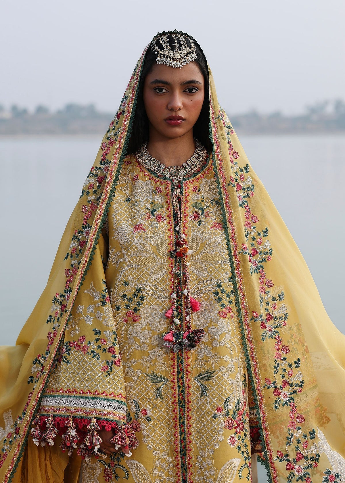 Ochre | Hussain Rehar | Kalabagh Luxury Lawn Collection 2026