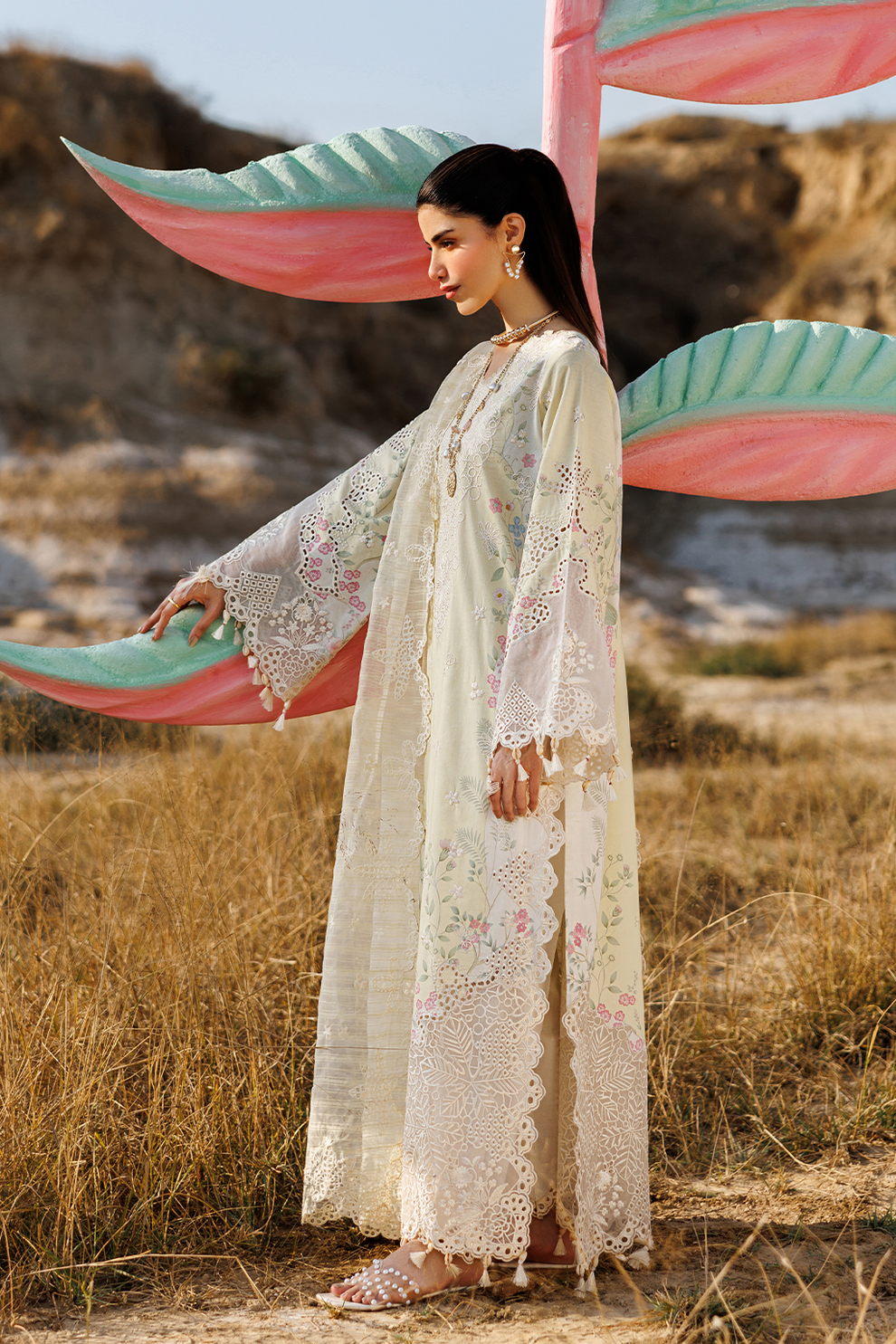 BLOSSOM BEAT |  Emaan Adeel | Sunlit Groove Luxury Lawn Unstitched Collection 2026
