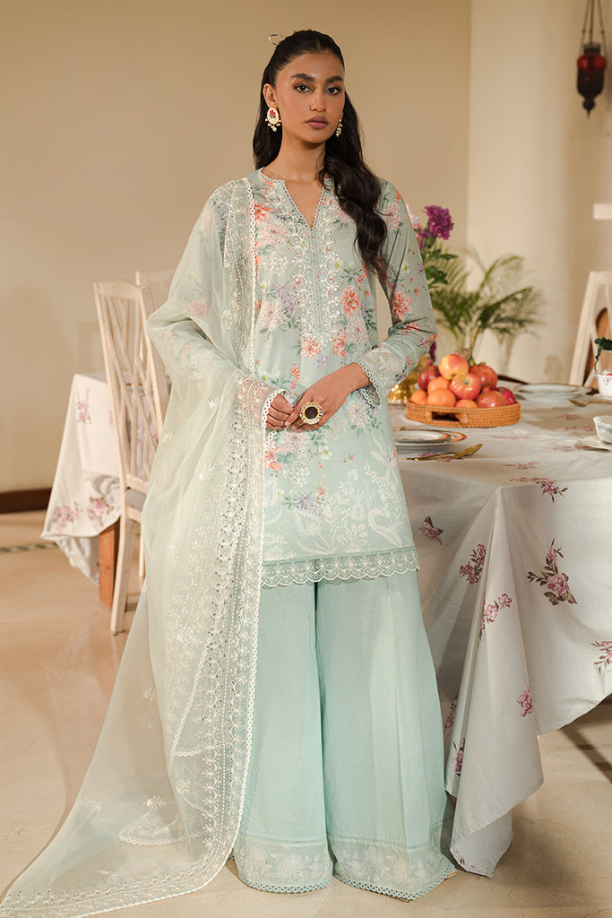 PEARL FLORAL | Cross Stitch | Unstitched Eid Lawn 2024