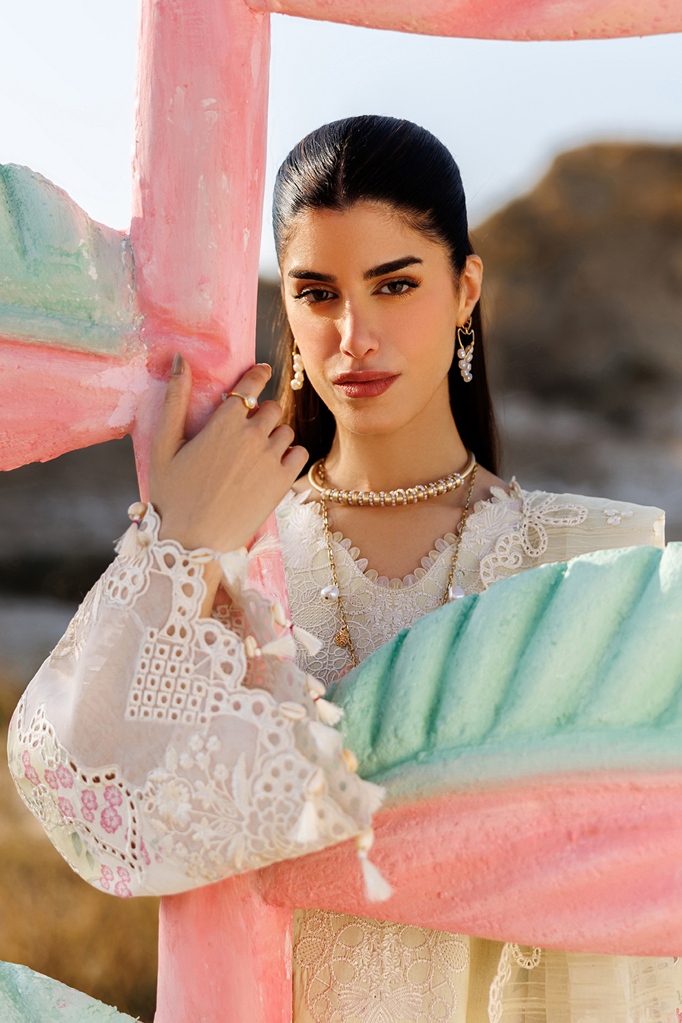 BLOSSOM BEAT |  Emaan Adeel | Sunlit Groove Luxury Lawn Unstitched Collection 2026