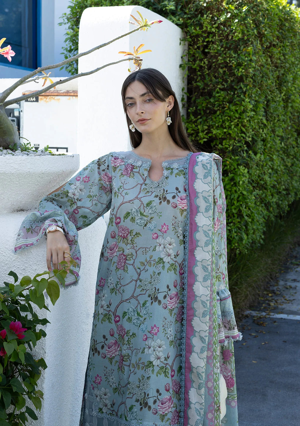 EPN-8A EIRINI BLOOM | Elaf | Santorini Prints Lawn Unstitched Collection 2026 