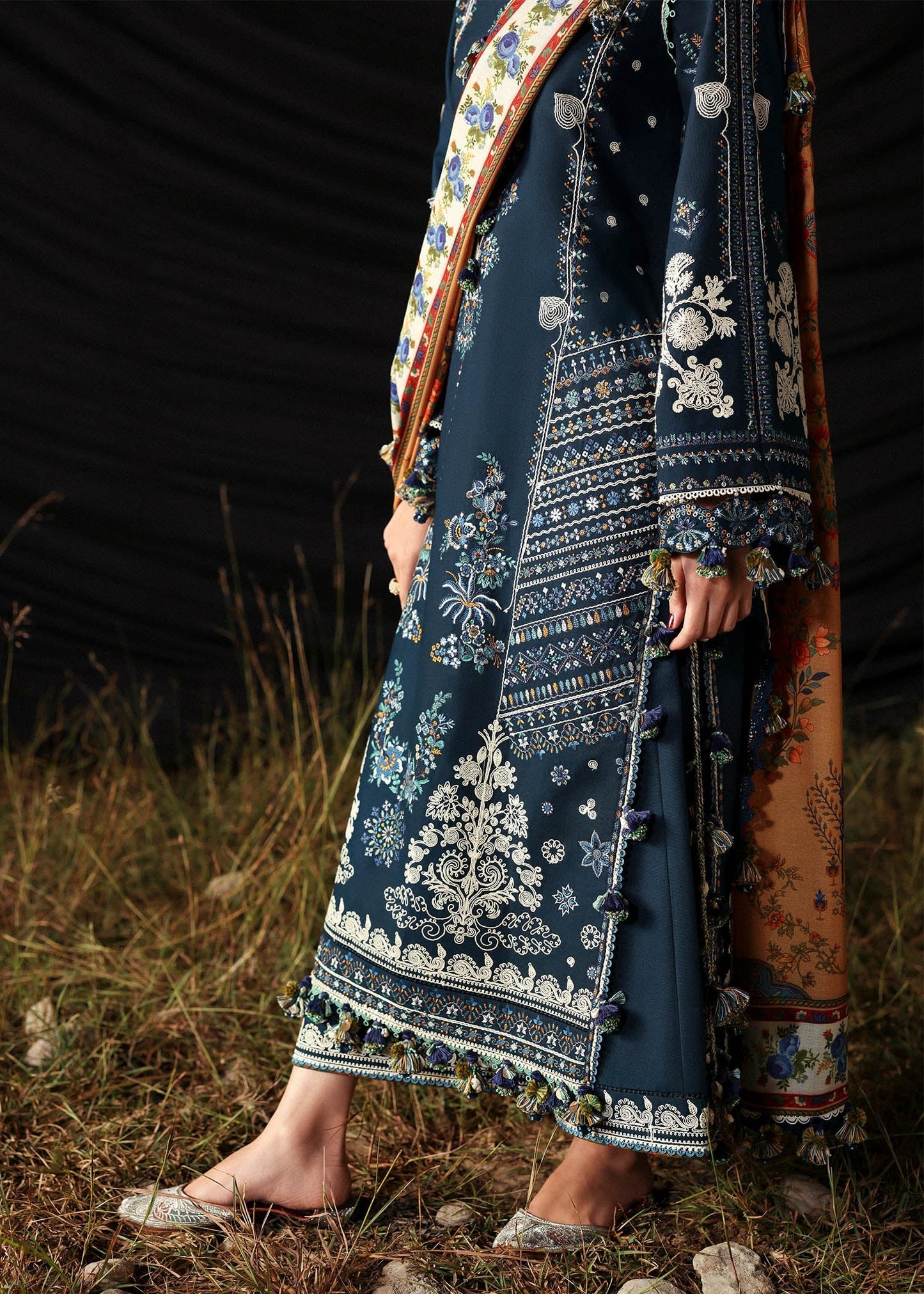 Chashm - e- Bahr | Hussain Rehar Khaddar Winter Collection 2025