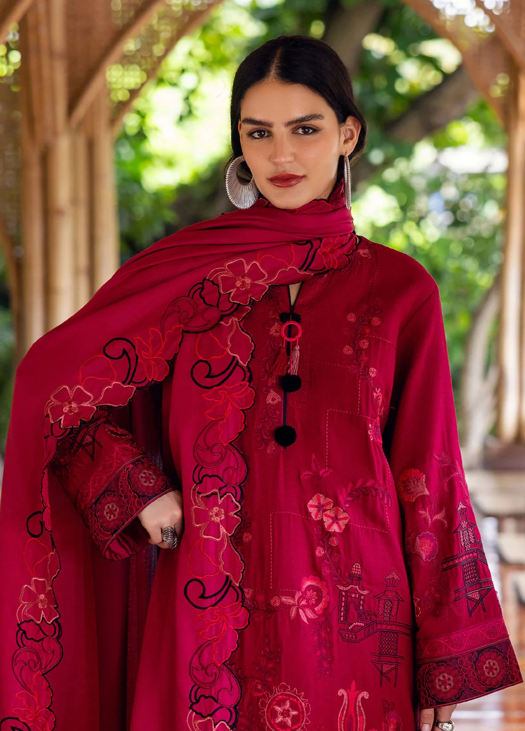 DARLING BLOOM | Mushq | Symphony Hemline Karandi Winter Collection 2025