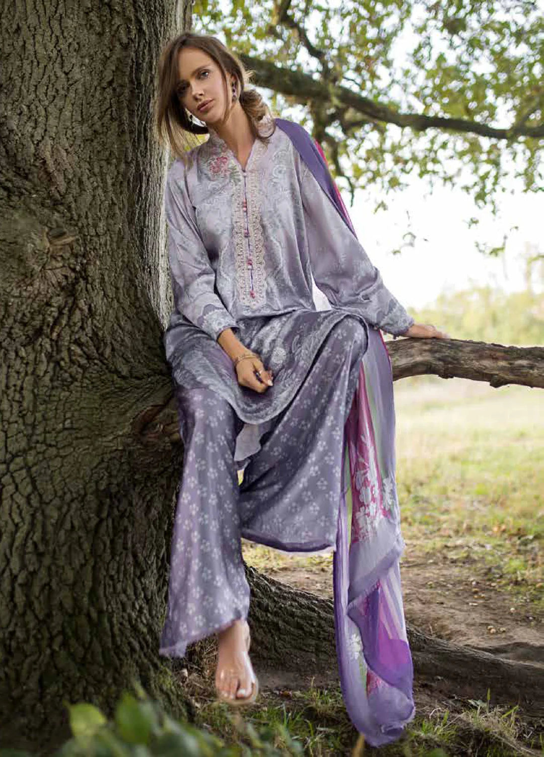 Design 01 | Sobia Nazir  | Satin Silk Collection 2025