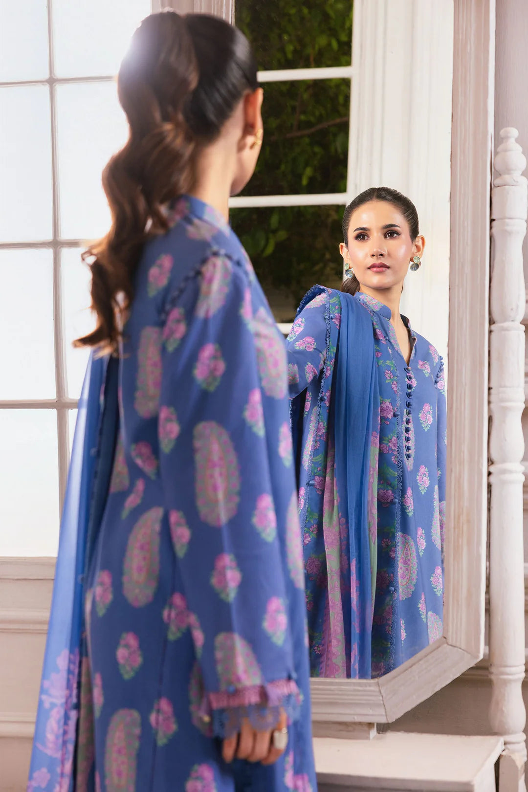 MB-CUS25-11010B | M Basic By Maria B Winter Unstitched Collection 2025