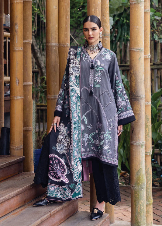 SILVER MIST | Mushq | Symphony Hemline Karandi Winter Collection 2025