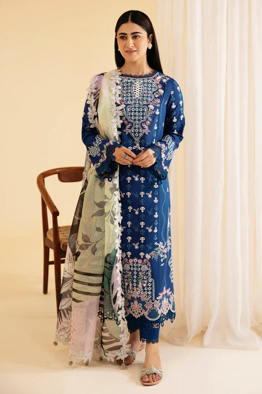 SQ-08 ZEL | Qalamkar | Qlinekari Lawn Collection 2024