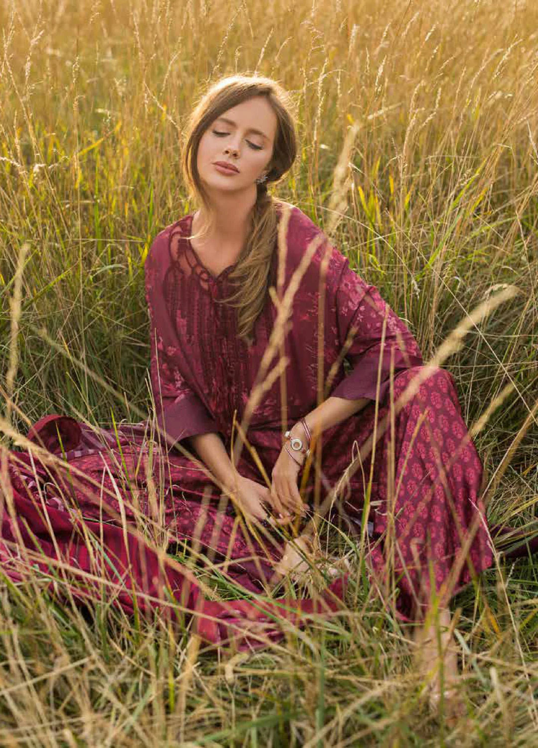 Design 10 | Sobia Nazir  | Satin Silk Collection 2025