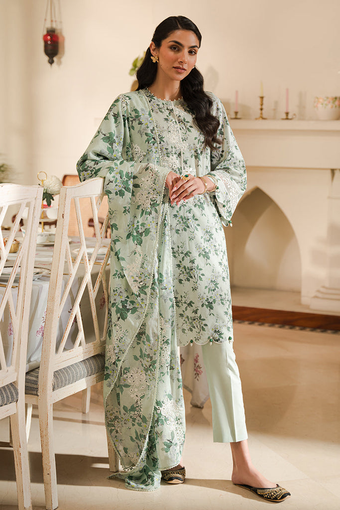 SAGE SILT | Cross Stitch | Unstitched Eid Lawn 2024