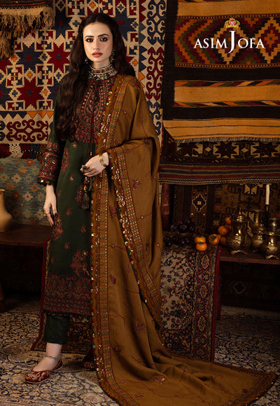 AJKT-10 | Asim Jofa | Kashmiri Taanka Embroidered Shawl Collection 2023