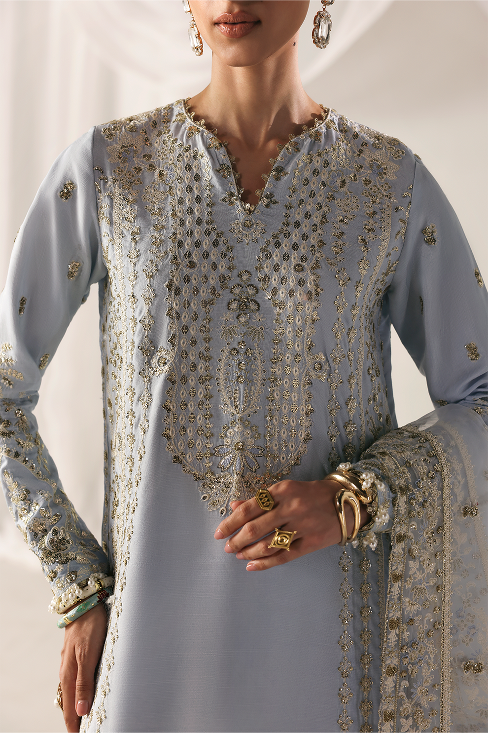 OPULENT OASIS | Emaan Adeel | Serein Luxe Silk Unstitched Collection 2026