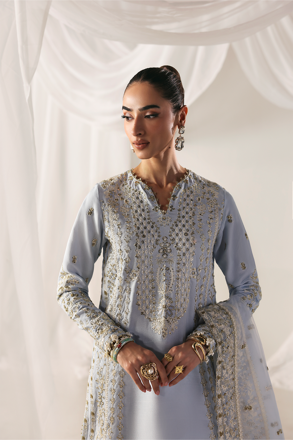 OPULENT OASIS | Emaan Adeel | Serein Luxe Silk Unstitched Collection 2026