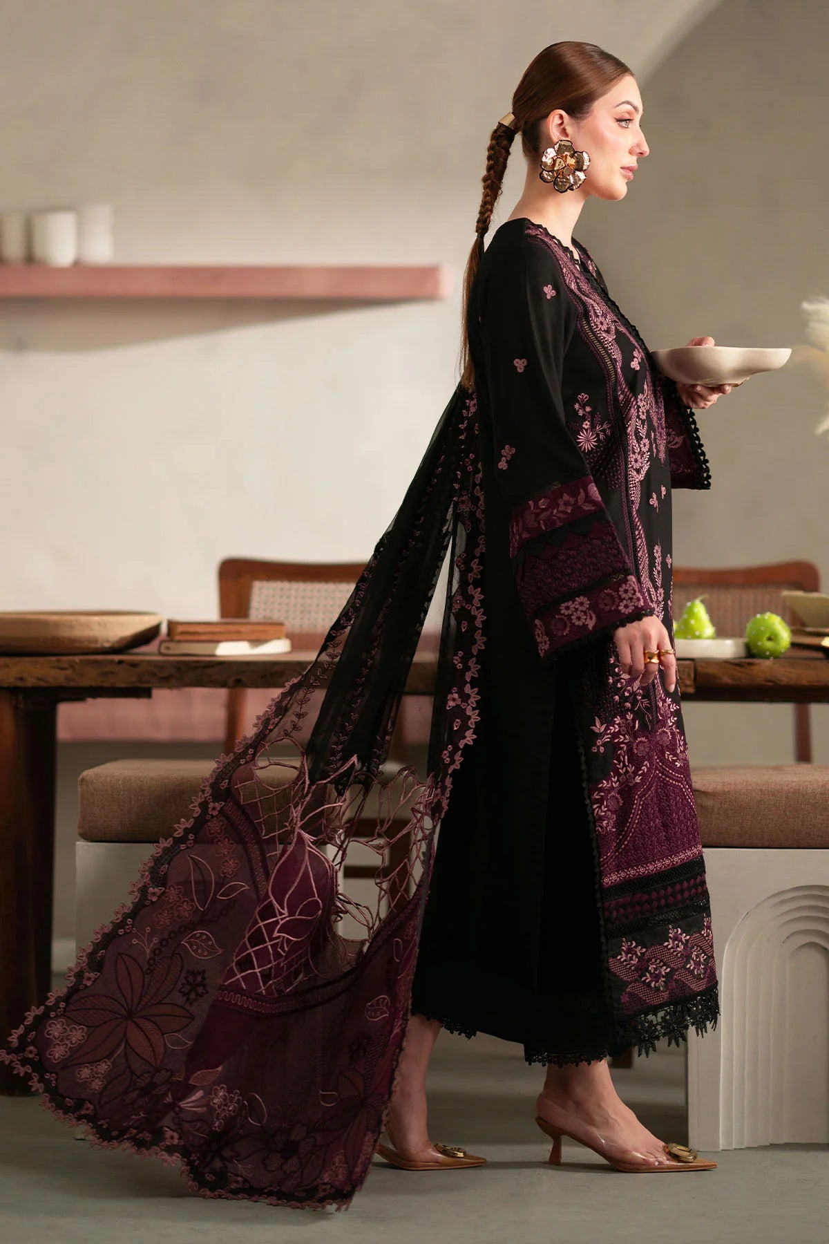 NE-105 | Nureh | Unstitched Karandi Collection 2025
