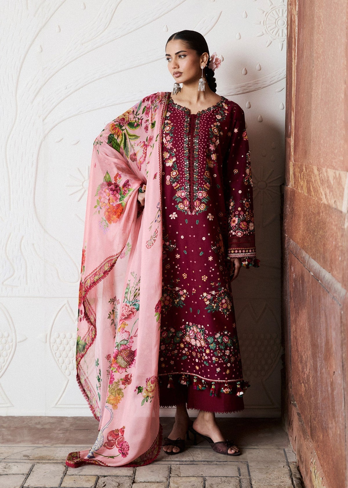Kestane | Hussain Rehar |  Zan Spring Summer Lawn Collection 2026