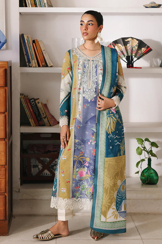 QW - 10A - Alina | Qalamkar  | Qprints Winter Collection 2025