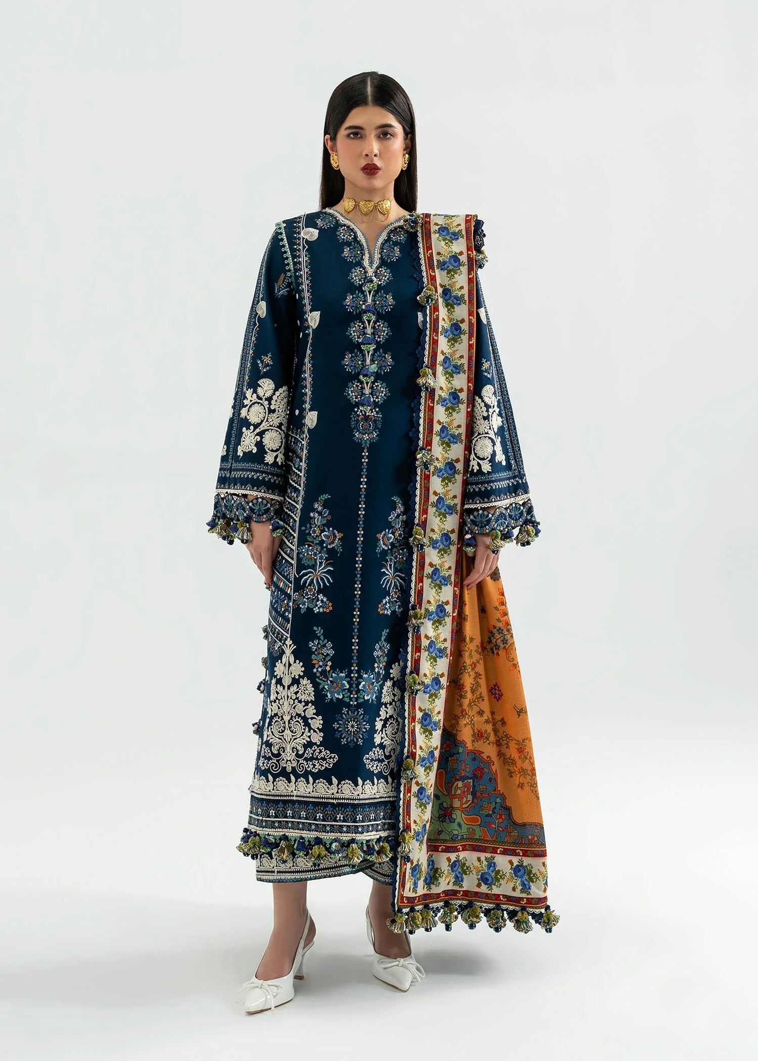 Chashm - e- Bahr | Hussain Rehar Khaddar Winter Collection 2025