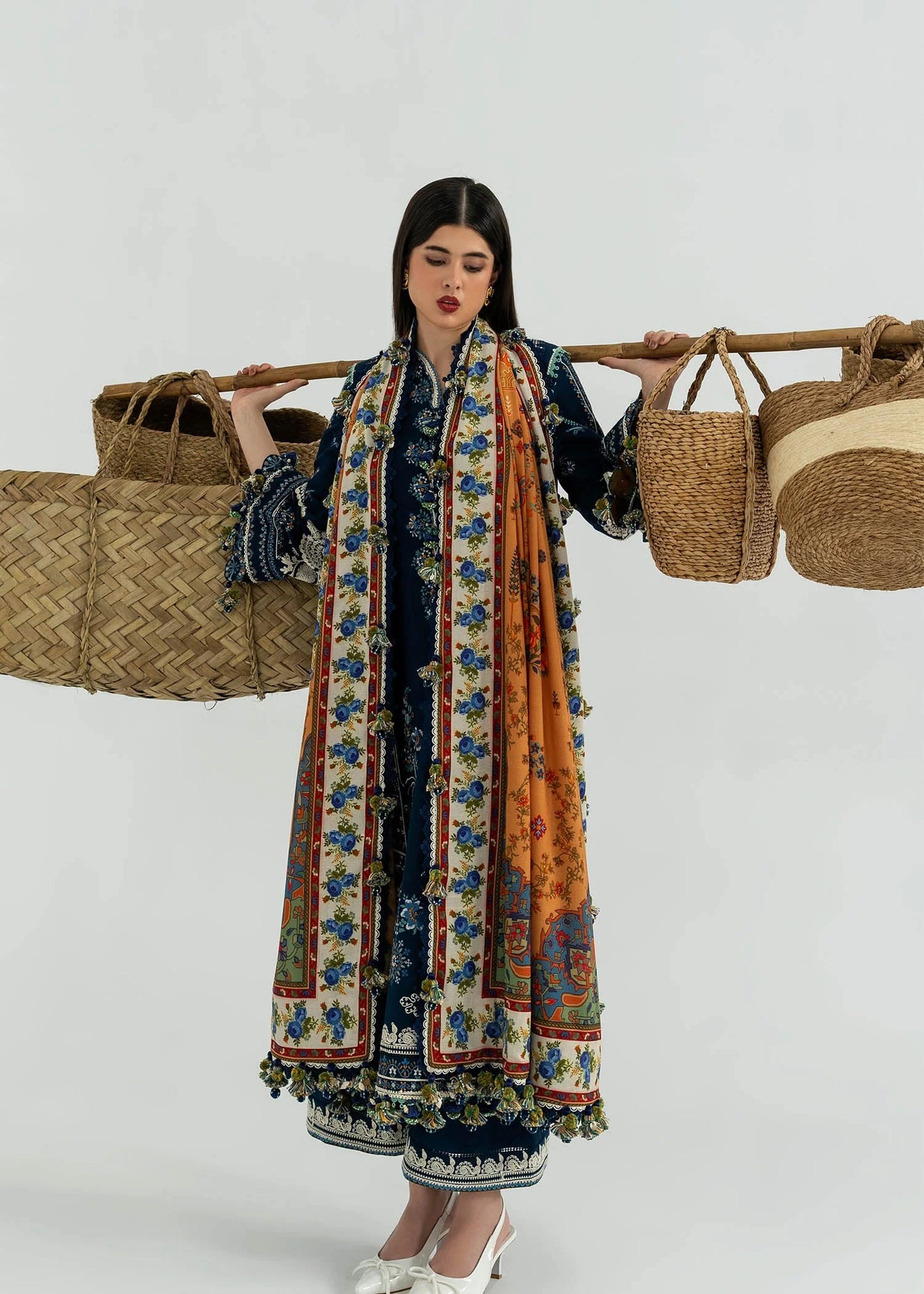 Chashm - e- Bahr | Hussain Rehar Khaddar Winter Collection 2025