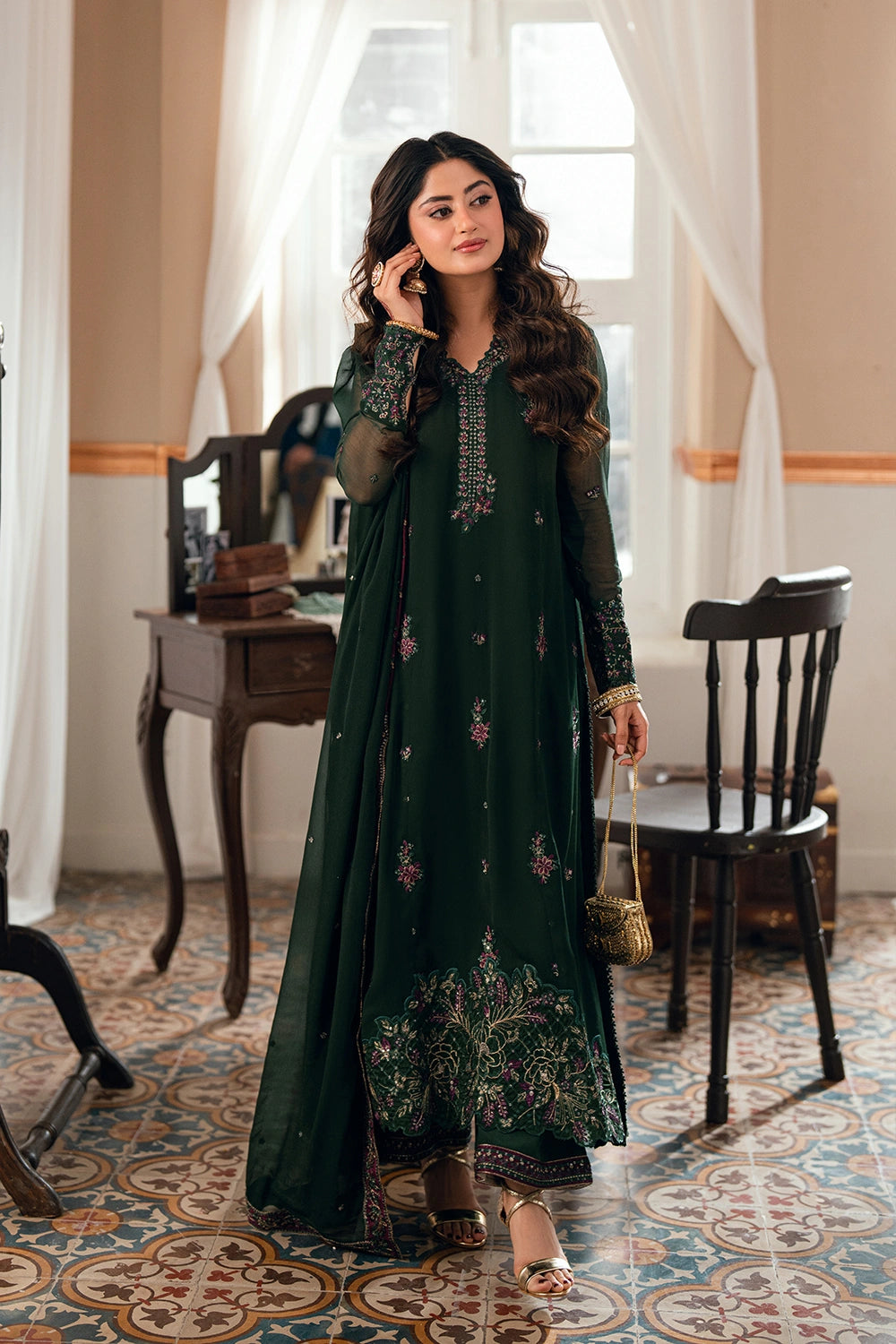 Glimmer Green | Azure | Eid Drop Collection Unstitched 2026