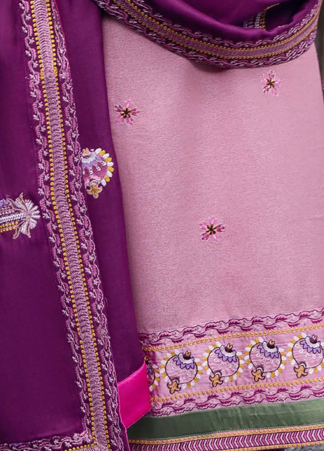 OPAL GLEAM | Mushq | Symphony Hemline Karandi Winter Collection 2025