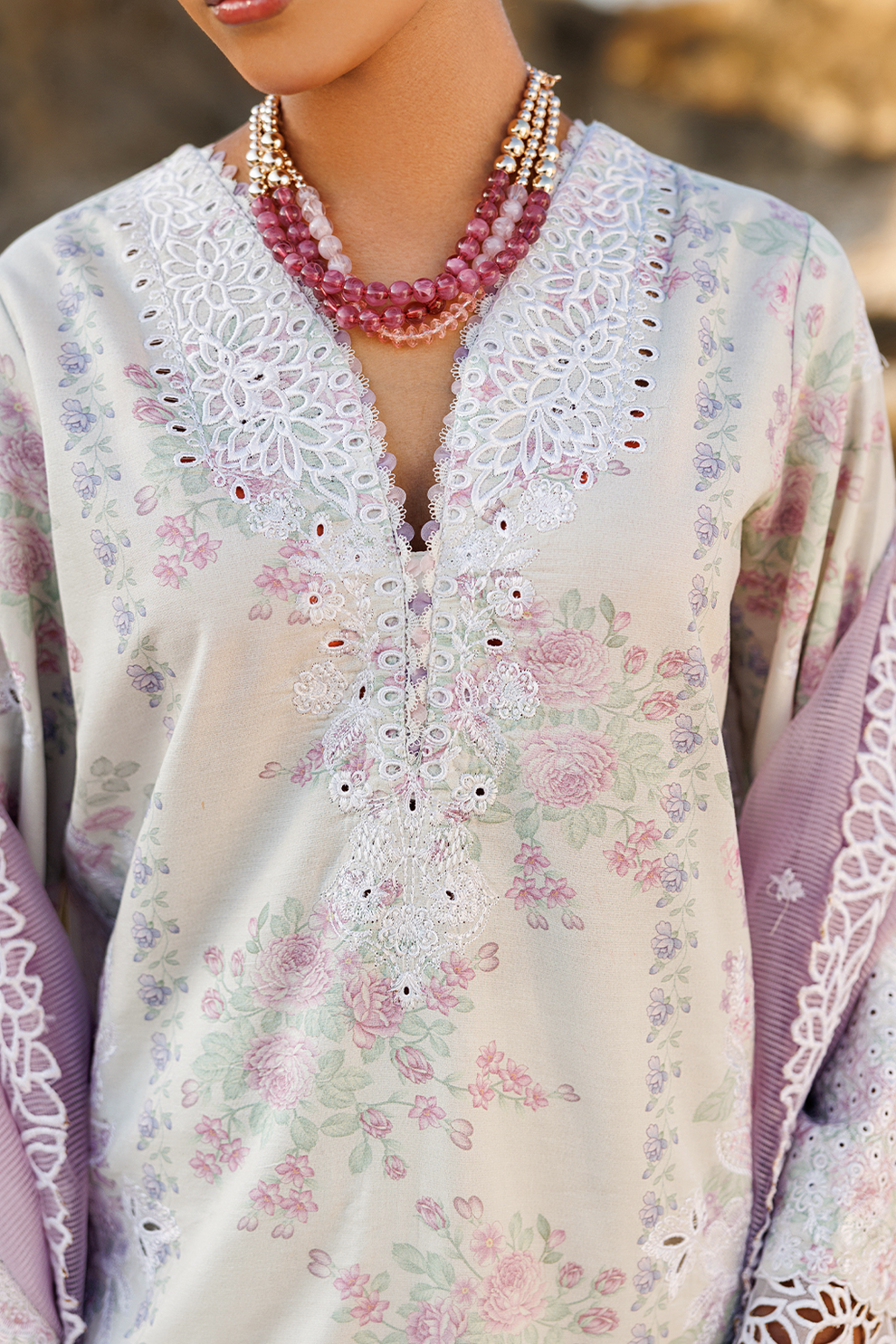 SUNNY SPLASH |  Emaan Adeel | Sunlit Groove Luxury Lawn Unstitched Collection 2026