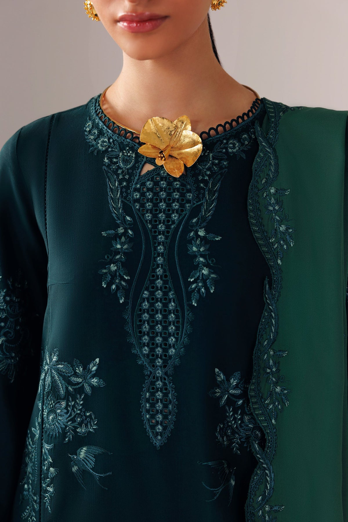 QLW-09 ROMA | Qalamkar | Qline Linen Collection 2026