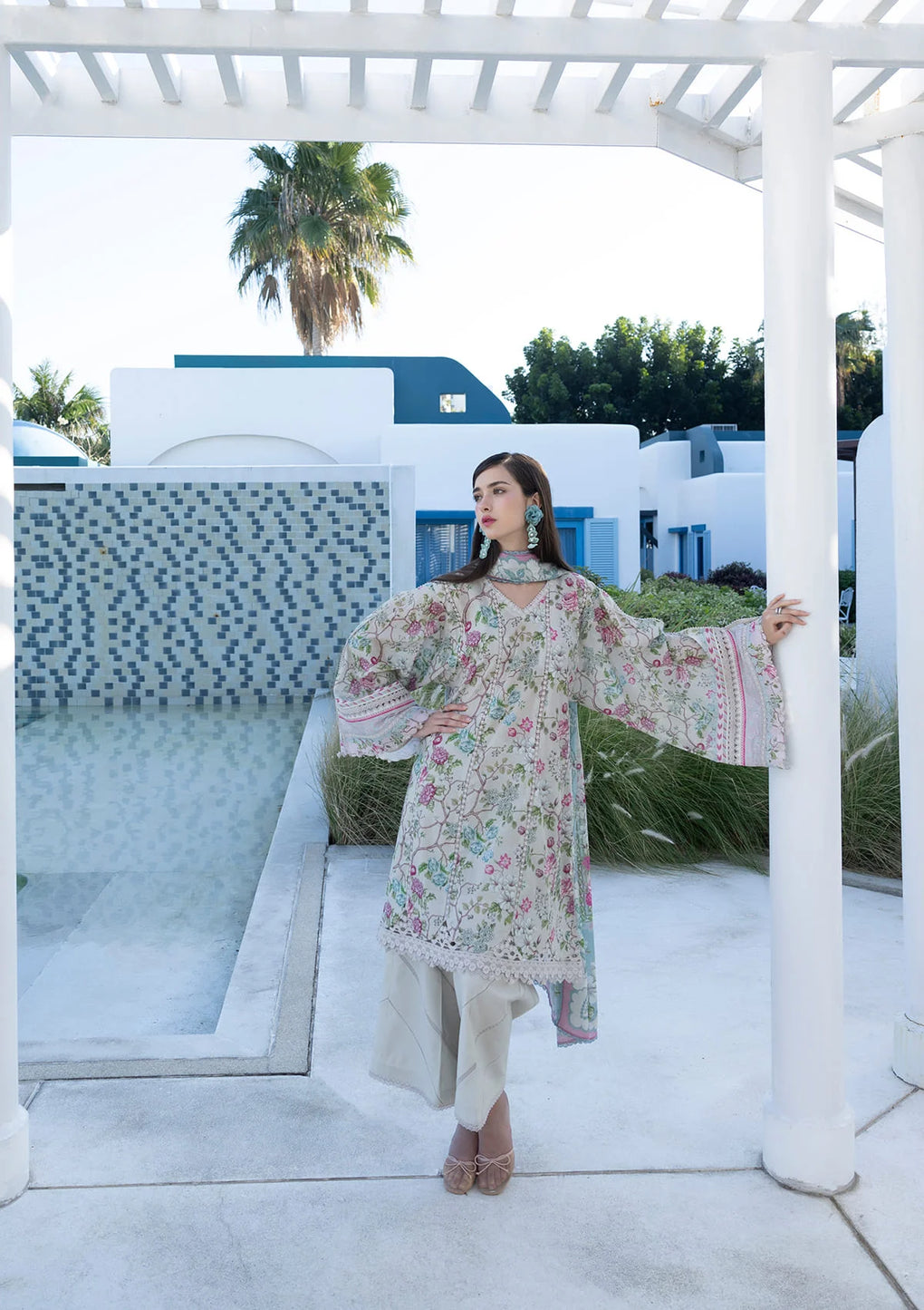 EPN-8B FAIRYTALE | Elaf | Santorini Prints Lawn Unstitched Collection 2026