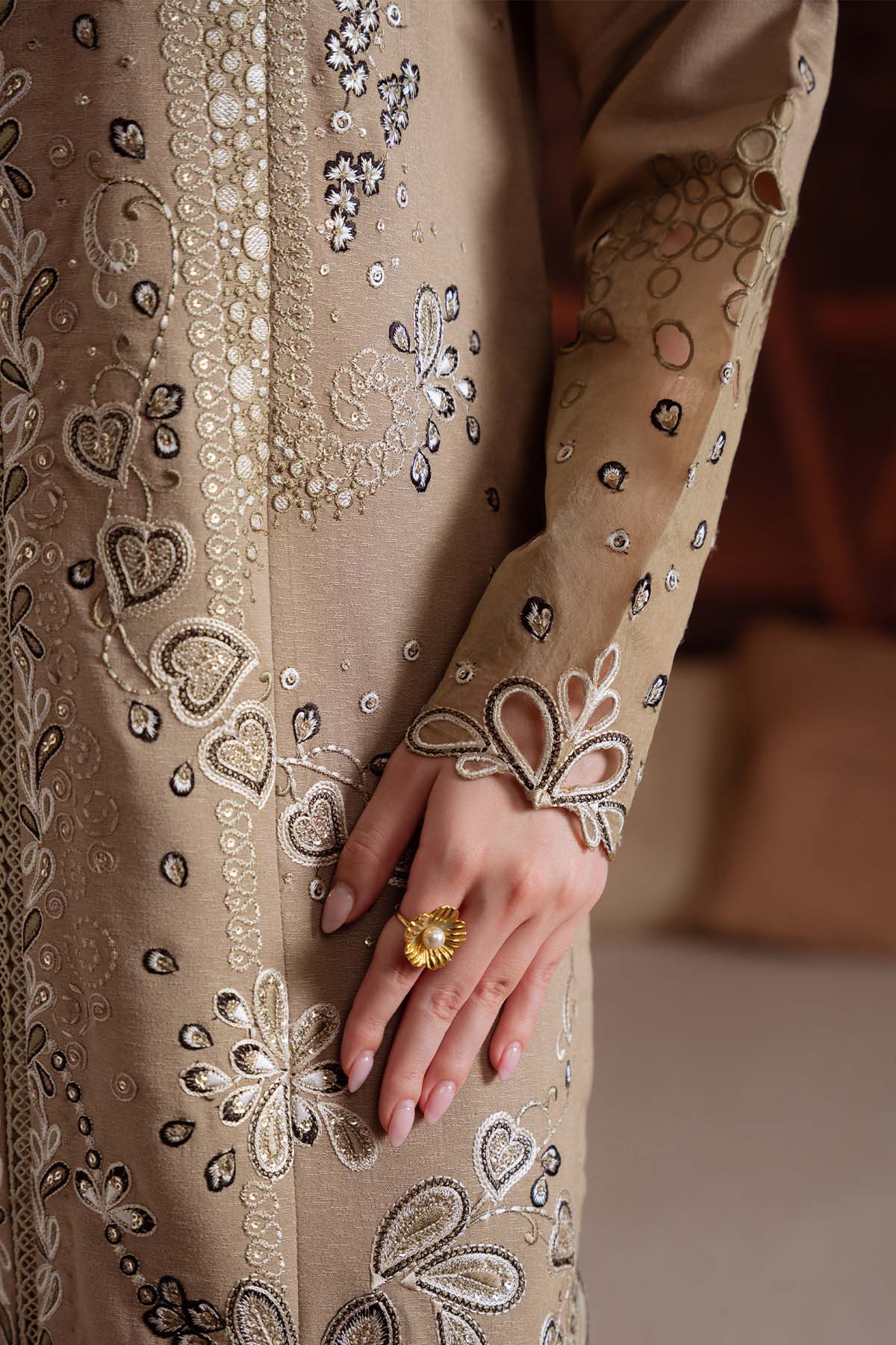 NE-170 | Nureh | Unstitched Karandi Collection 2025