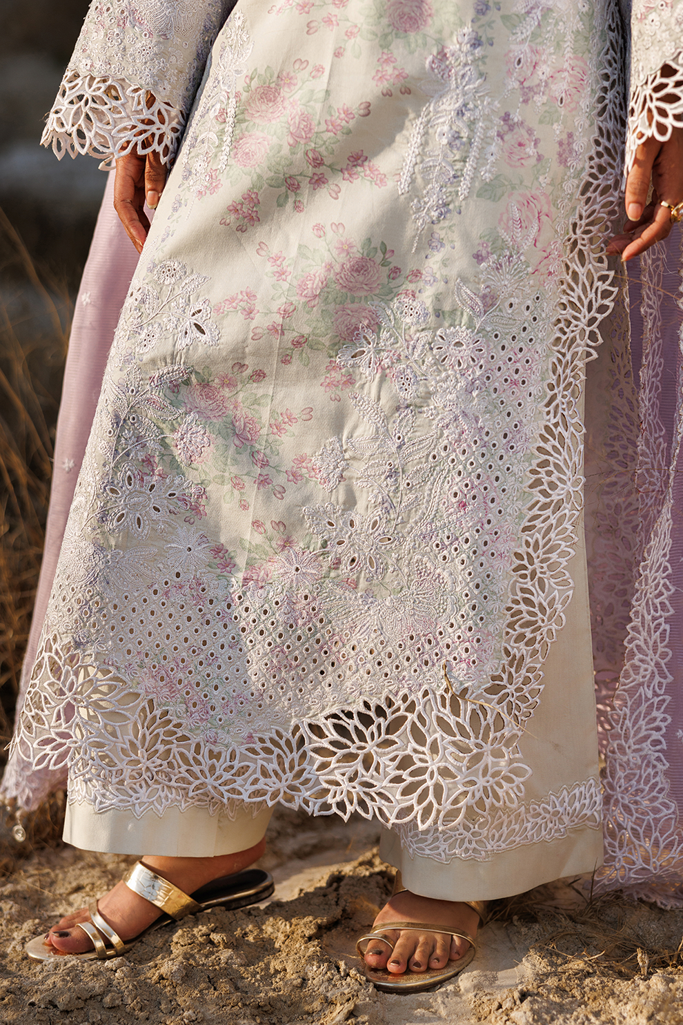 SUNNY SPLASH |  Emaan Adeel | Sunlit Groove Luxury Lawn Unstitched Collection 2026