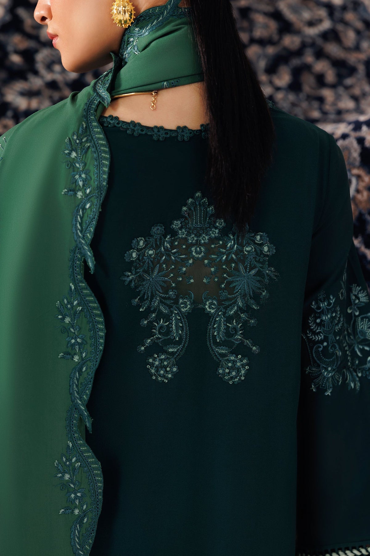 QLW-09 ROMA | Qalamkar | Qline Linen Collection 2026