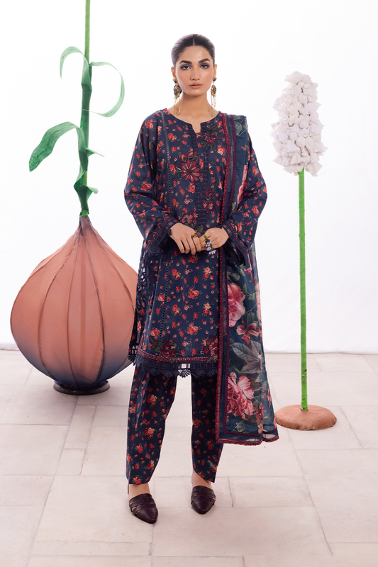 DL-07 | Iznik | Dahlia Lawn Collection 2024